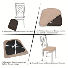 Waterproof Dining Chair Slipcover Furniture Protector for Home Decor