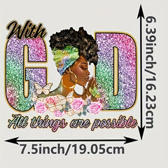 6pcs Woman Stickers For Men Heat Transfer Printing And Hot Stamping