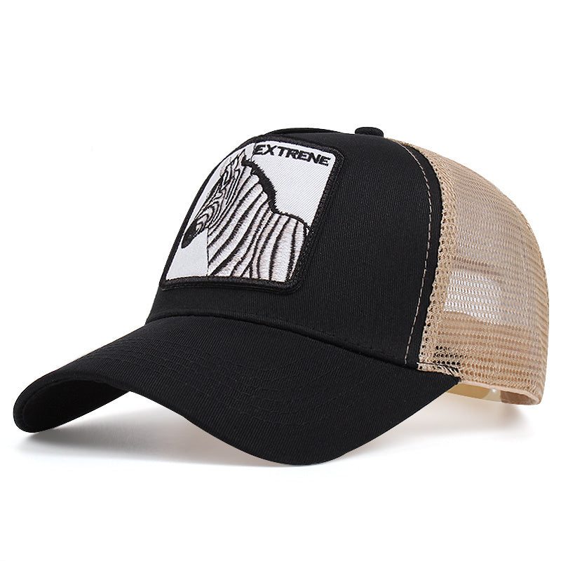 Animal Embroidery Baseball Cap Hip Hop Style