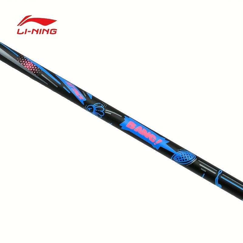 Li Ning 1pc Badminton Racket Full Carbon Fiber Ultra light Offensive