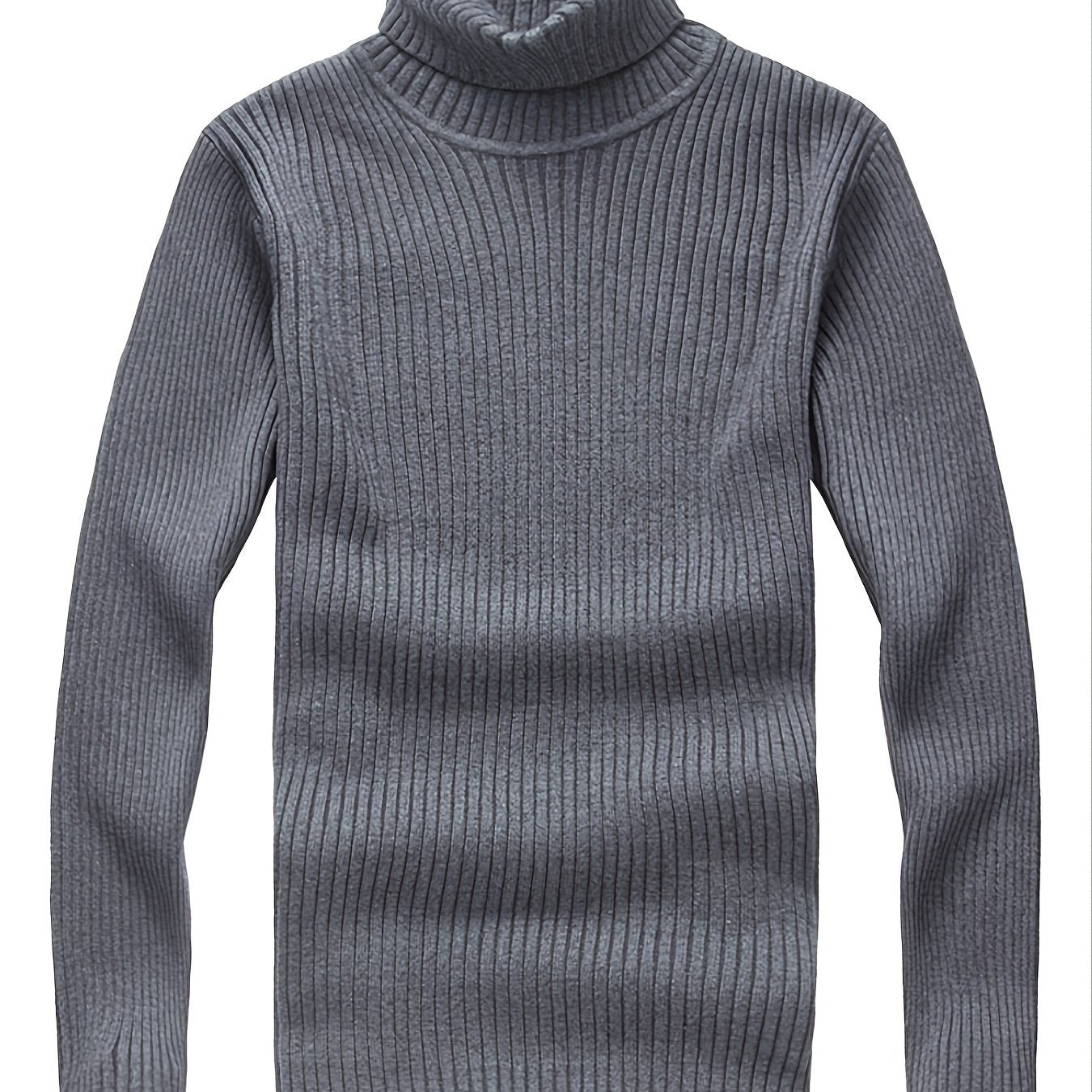 Men's Winter Turtleneck Knit Pullover Sweater Base Layer