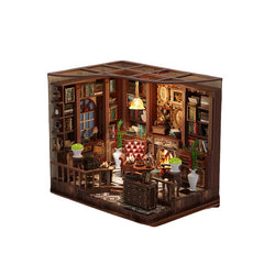 3D Puzzle Bookshelf Mini Study Room Model for Home Decoration