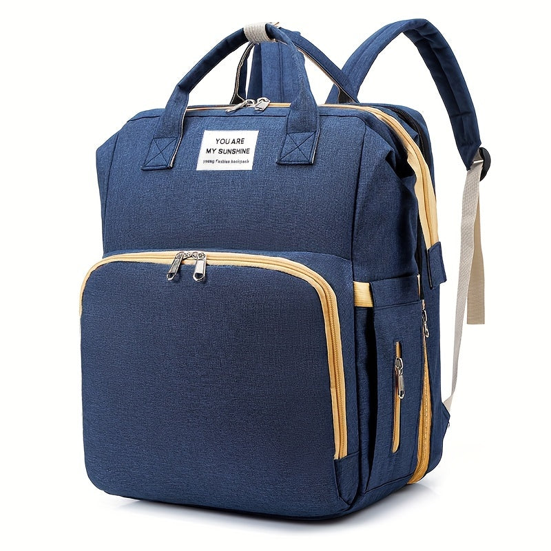 Lightweight Portable Folding Crib Bed Baby Backpack Mommy Bag