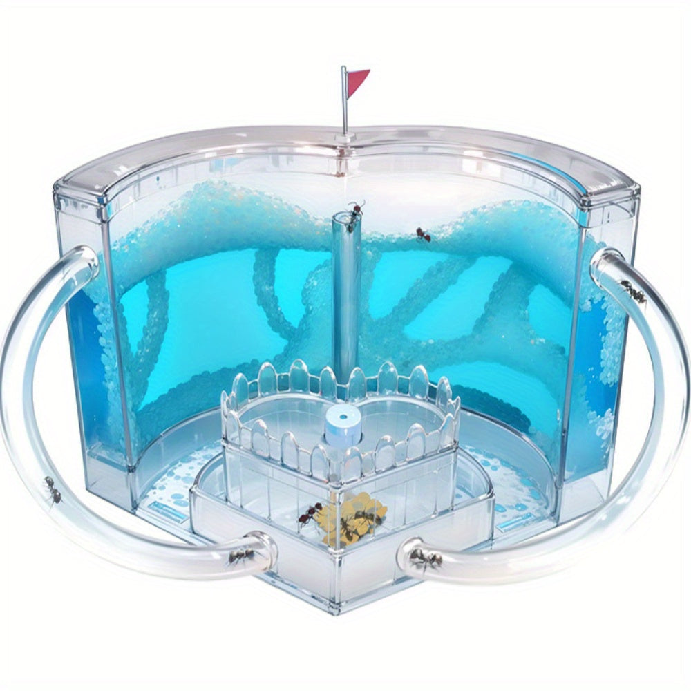 Ant Farm Castle Science Learning Kit with Habitat Gel 3D Maze Ecosystem