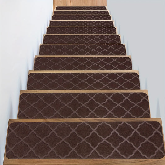 Non Slip Stair Treads Carpet for Wooden Steps Indoor with Adhesive Tape