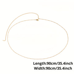 Boho Metal Belly Beach Chain Classic Decorative Body Chain Girdle For Women