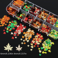 Maple Leaves Glitter Sequins Epoxy Resin Filling Autumn Series Resin Fillers