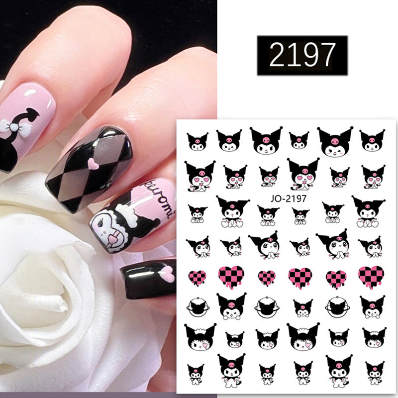Cute Kitten And Puppy Nail Sticker