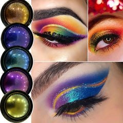 Chameleon Eyeshadow Palette Metallic Glitter Creamy Pigment