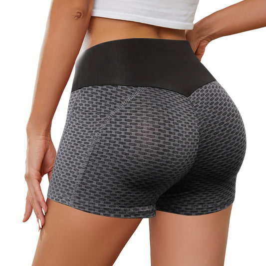 Honeycomb Yoga Shorts With Pocket Women's Activewear