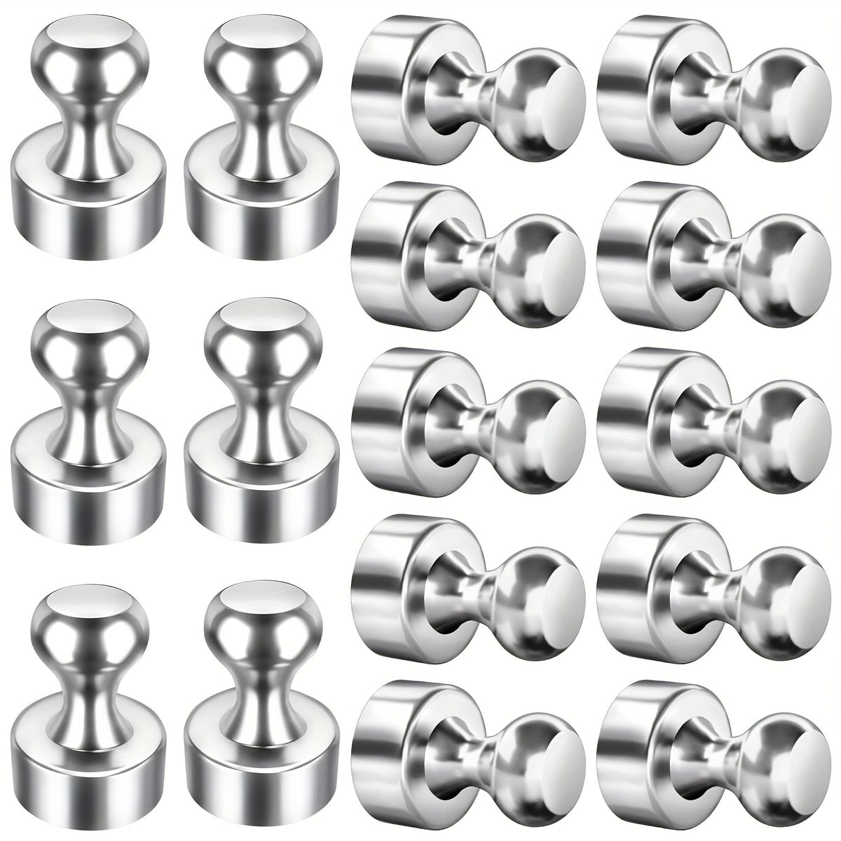 16pcs Magnetic Push Pins Neodymium Magnet Whiteboard Magnets