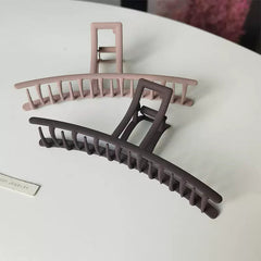 Solid Frosted Hair Clip Large Strong Hold Jaw Hair Clamps