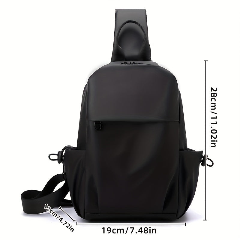 Men's Casual Shoulder Bag Chest Bag Outdoor Sports Messenger Bag
