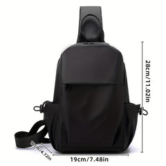 Men's Casual Shoulder Bag Chest Bag Outdoor Sports Messenger Bag