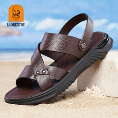 Men's Leather Outdoor Casual Sandals