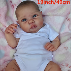 19inch Cloth Body Doll Hand painted Head Doll