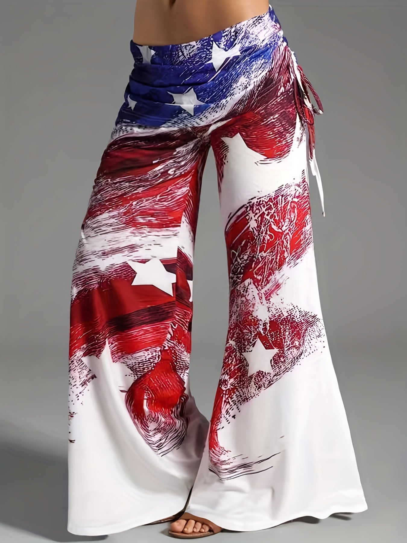 Flare Leg High Waist Pants for Women