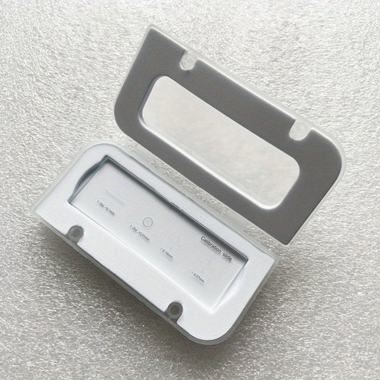 Microscope Stage Calibrating Slide 0.01mm 0.1mm Division Objective Ruler Ret