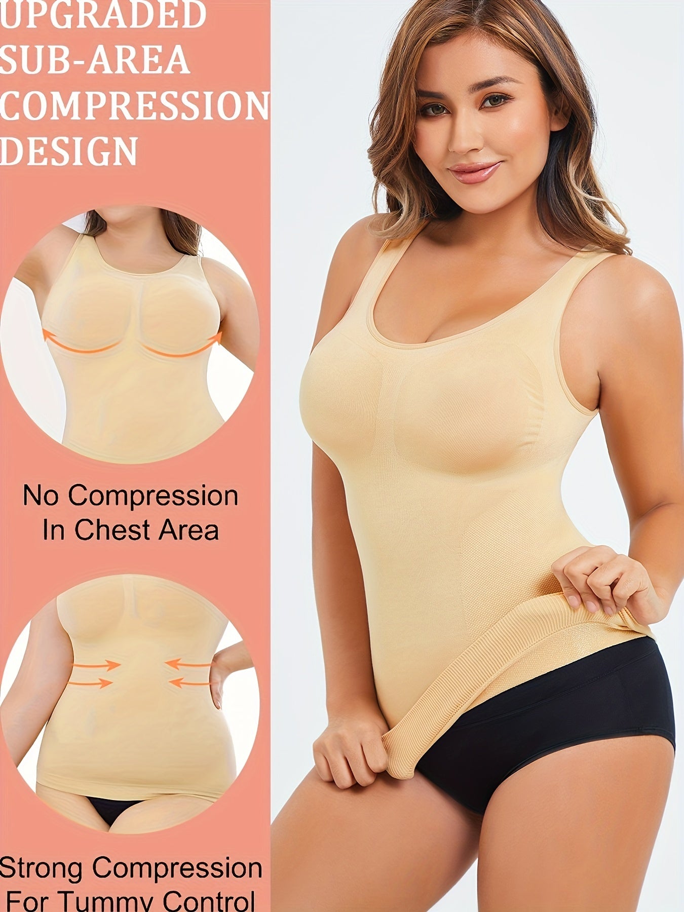 Tummy Control Tank Top Waist Trainer Shapewear Slimmer Underwear