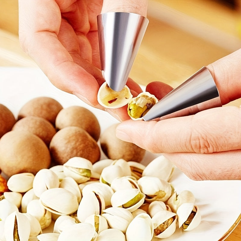 2PCS Stainless Steel Finger Protector for Fruits and Vegetables