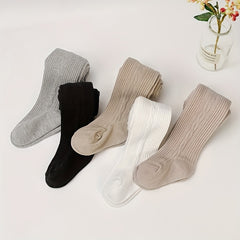 Girls Knit Leggings Baby Children Tights Pants Stockings