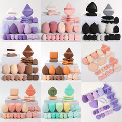 20-Piece Makeup Tool Set: Air Cushion Puffs & Finger Puffs