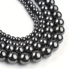 Hematite Stone Round Spacer Beads for Jewelry Making