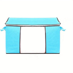 Large Clothes Storage Bag Organizer with Handle & Clear Window