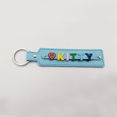 Colorful Light Pet Memorial Keychain with Customizable Letters