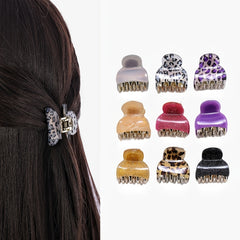 Leopard Pattern Hair Claw Women's Ponytail Hair Clip