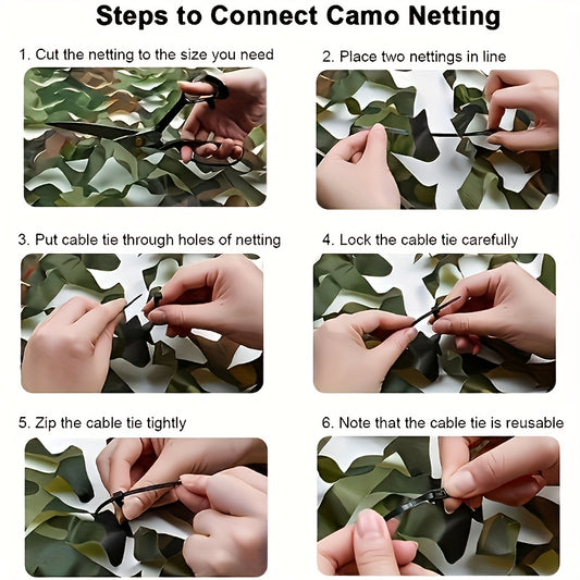 Camo Netting Camouflage Net Bulk Roll for Outdoor Camping