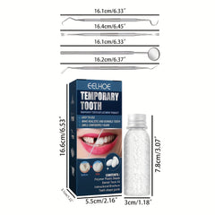 Denture Repair Kit Temporary Teeth Repair Material - Easy Repairs