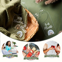 7pcs Acrylic Nursery Closet Dividers For Baby Boys
