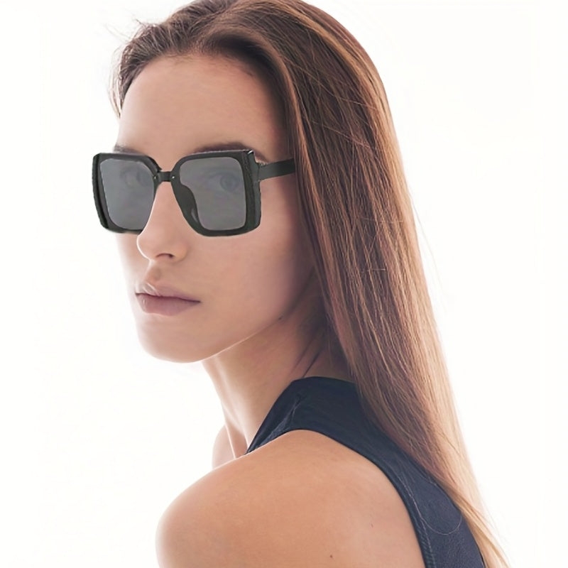Large Square Sunglasses For Women Men Gradient UV400