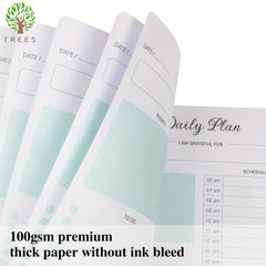 Daily Planner To Do List Notebook With Hourly Schedule Undated Goal Agenda