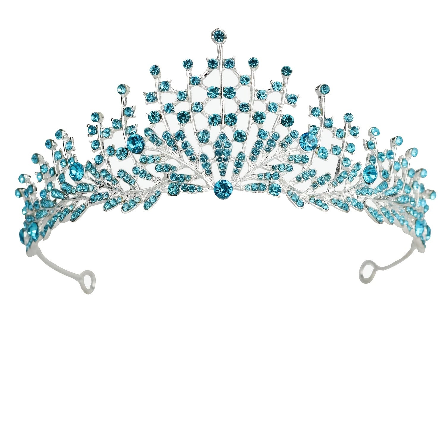 Baroque Crystal Queen Crowns Tiaras Princess Hair Accessories