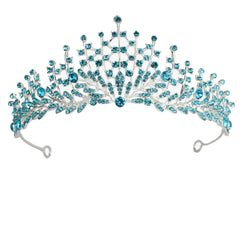 Baroque Crystal Queen Crowns Tiaras Princess Hair Accessories