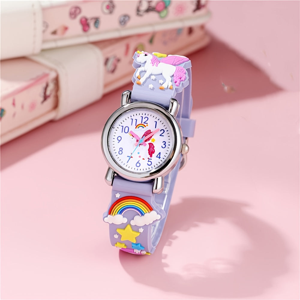 Kids Silicone Unicorn Quartz Watch