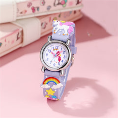 Kids Silicone Unicorn Quartz Watch