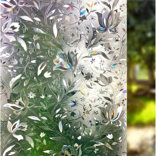 3D Colourful Window Privacy Film Glass Window Cling Decorative Sticker 17.7x39