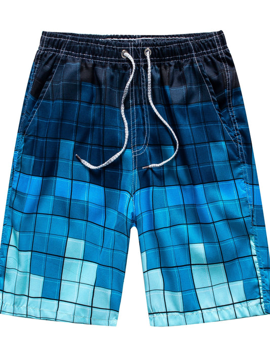 Ombre Shorts Casual Summer Pool Beach Lounge Shorts