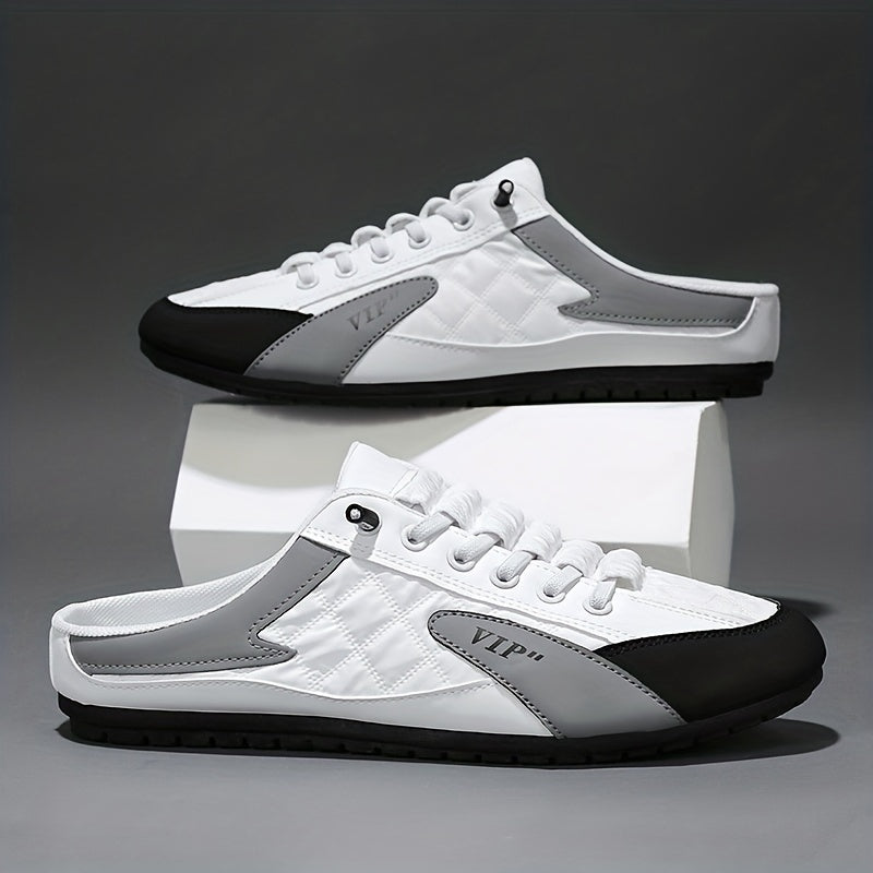 Men's Breathable Slip On Mules Lightweight Comfy Shoes