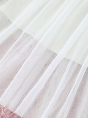 Stylish Family Matching Dress Mesh Tulle Princess Dress For Party