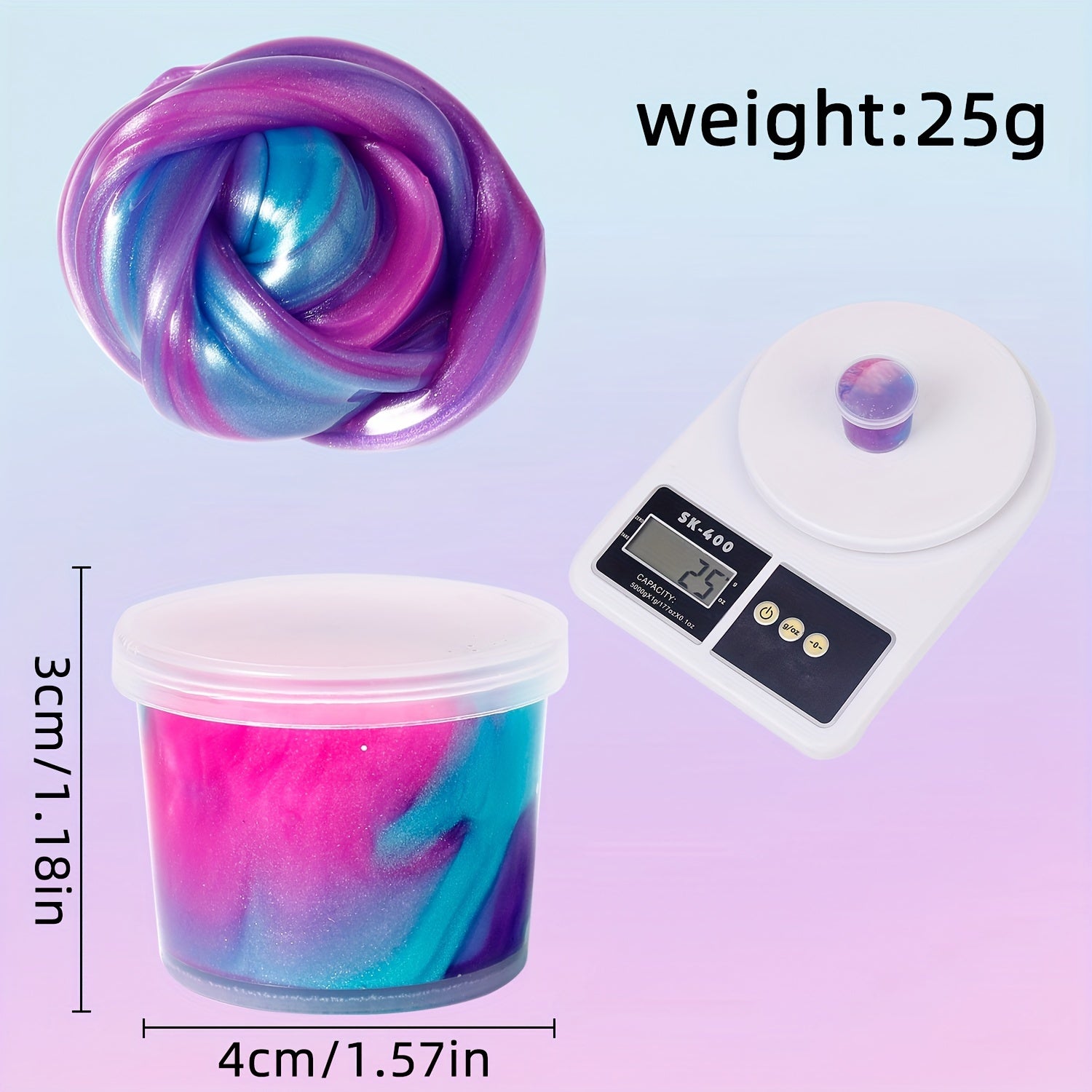 20pcs Slime Party Gift Set Ultra Soft Non Sticky Crystal Mud