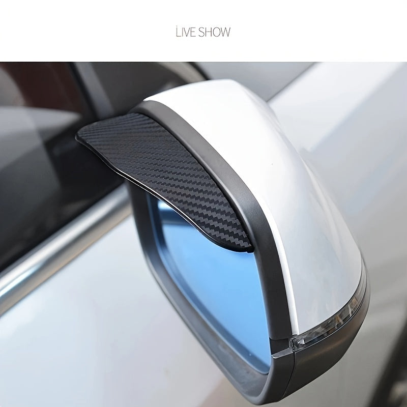 2pcs Car Rainproof Film Anti Fog Clear Auto Sticker