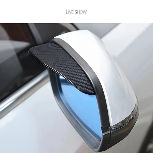 2pcs Car Rainproof Film Anti Fog Clear Auto Sticker