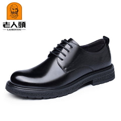 LAORENTOU Men Leather Loafer Shoes Lightweight Dress Shoes