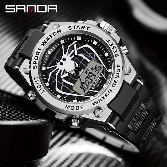 SANDA Men Outdoor Sports Watch with Function