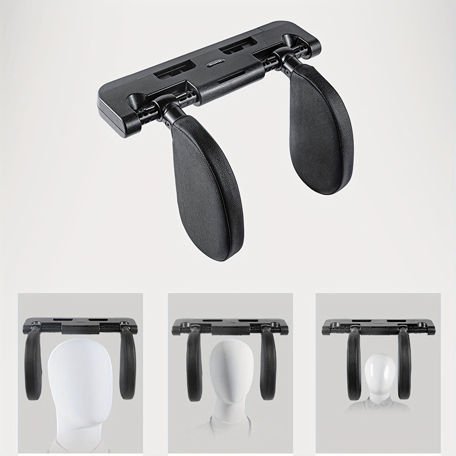 Car Seat Headrest Head and Neck Pillow 360 Adjustable Memory Foam Neck Pillow
