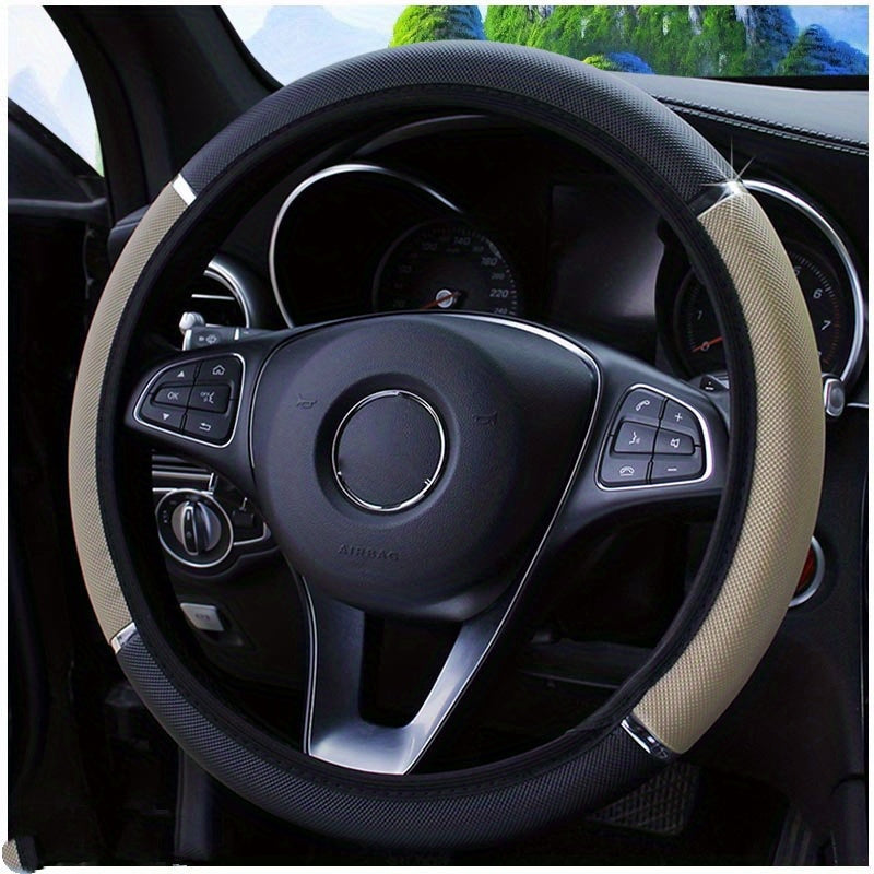 Foaming Metal Strip Car Steering Wheel Cover